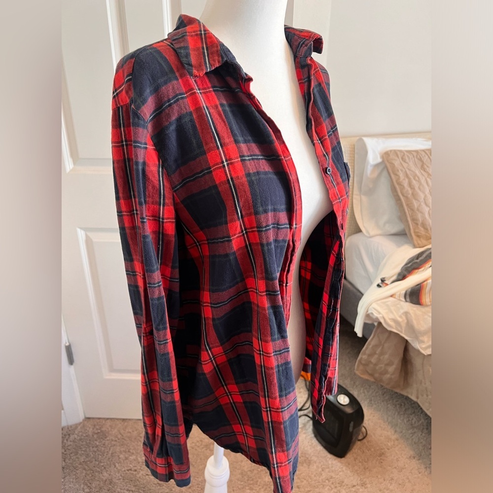 ZARA Trafaluc Flannel Button Up, Size S